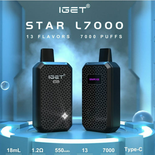 IGET STAR L7000 Disposable Vape India | 7000 Puffs | Vape Store
