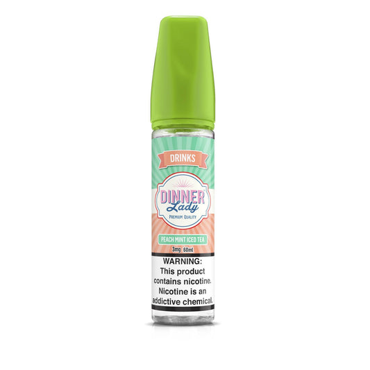 Peach Mint Iced Tea - Dinner Lady | 60ML Vape Juice | 3MG, 6MG | Vape Store