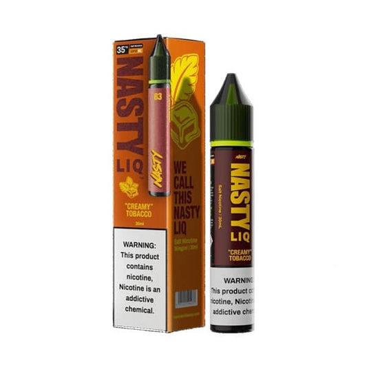 Creamy Tobacco - Nasty LIQ | 30ML Vape Juice | 35MG, 50MG | Vape Store