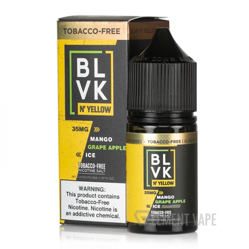 Mango Grape Apple Ice - BLVK N' Yellow Salts | 30ML Vape Juice | 50MG | Vape Store